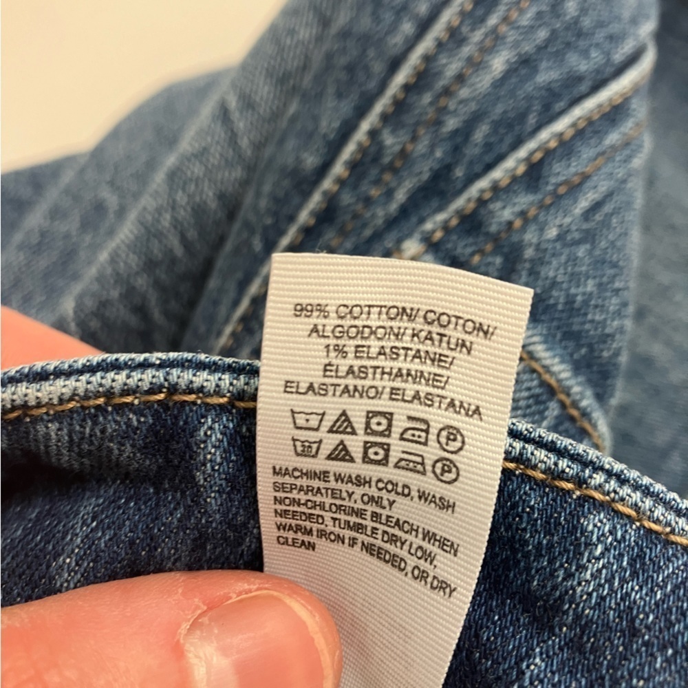 LUCKY BRAND button front denim mini - Picture 3 of 4